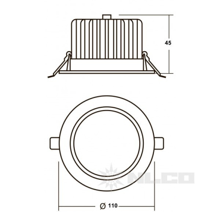 Светильник NLCO TRD10-35 (new)